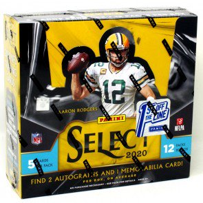 2020 Panini Select Football 1st Off The Line Hobby 12 Box Case