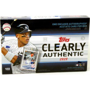2020 Topps Clearly Authentic Baseball Box