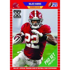 2021 Pro Set PS7 Najee Harris Rookie Card - 10 Card Lot