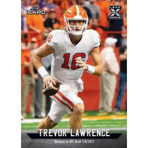 2021 Leaf iCARD Trevor Lawrence Rookie Card - 20 Card Lot