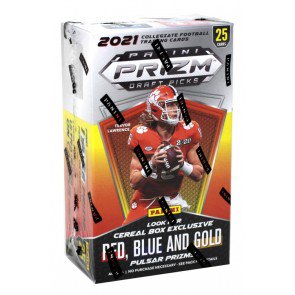 2021 Panini Prizm Collegiate Draft Picks Football Cereal 25 Box Lot