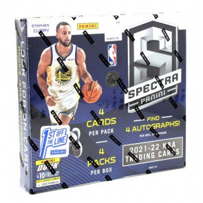 2021/22 Panini Spectra Basketball 1st Off The Line Hobby Box Case