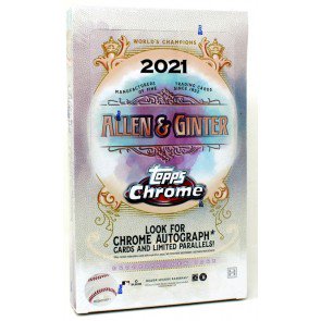 2021 Topps Allen & Ginter Chrome Baseball Hobby 12 Box Case