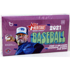 2021 Topps Heritage Minor League Baseball Hobby Box