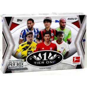 2021 Topps Tier One Bundesliga Soccer Hobby Box