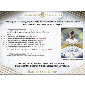 2021 Topps Transcendent Collection Hall of Fame Edition Baseball Case