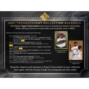 2021 Topps Transcendent Collection Baseball Case