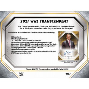 2021 Topps WWE Transcendent Collection Wrestling Case