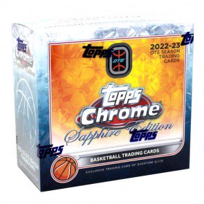 2022/23 Topps Chrome Overtime Elite Basketball Sapphire Edition 10 Box Lot