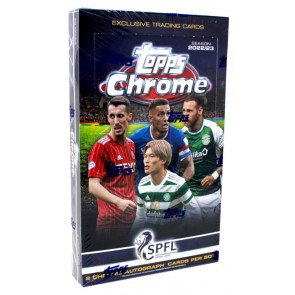 2022/23 Topps Chrome SPFL Scottish Premier League Soccer Hobby 12 Box Case