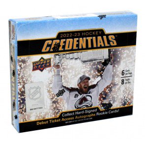 2022/23 Upper Deck Credentials Hockey Hobby Box