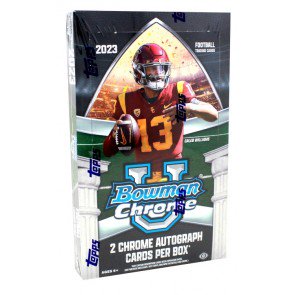 2023 Bowman Chrome University Football Hobby Box