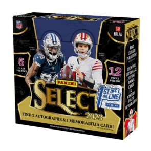 2023 Panini Select Football 1st Off The Line Hobby 12 Box Case