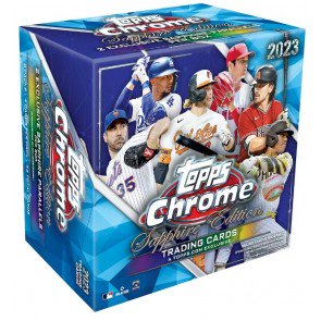 2023 Topps Chrome Baseball Sapphire Edition Box