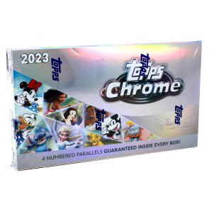 2023 Topps Chrome Disney 100 Hobby 12 Box Case