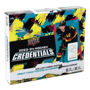 2023/24 Upper Deck Credentials Hockey Hobby 20 Box Case