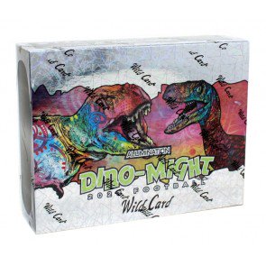 2023 Wild Card Alumination Dino-Might Football Hobby 12 Box Case