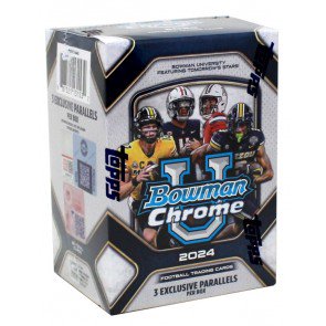 2024 Bowman Chrome University Football Blaster 40 Box Case