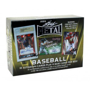 2024 Leaf Metal Baseball Jumbo 8 Box Case