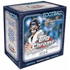 2024 Topps Chrome Football Sapphire Edition Box