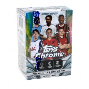 2024/25 Topps UEFA Club Competitions Chrome Soccer Blaster 40 Box Lot