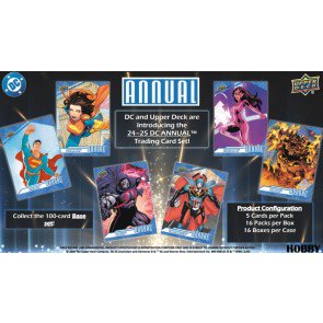 2024/25 DC Annual Trading Cards 16 Box Case (Upper Deck)