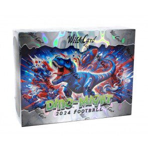 2024 Wild Card Dino-Might Football Hobby 12 Box Case