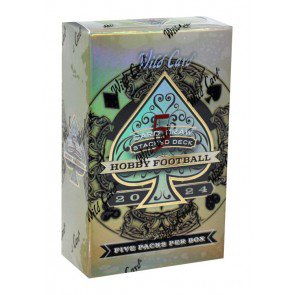 2024 Wild Card Five Card Draw Stacked Deck Football Hobby 12 Box Case