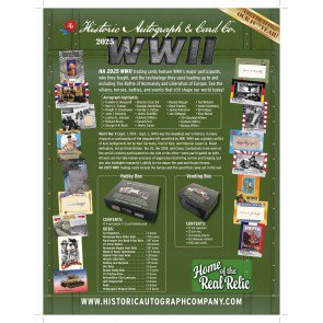 2025 Historic Autographs WWII Hobby Box