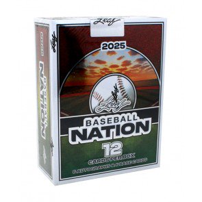 2025 Leaf Baseball Nation Hobby 12 Box Case
