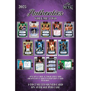 2025 Leaf Metal Authentics Volume 2 - 10 Box Case