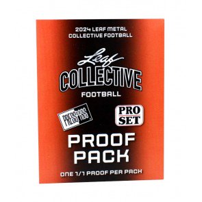 2024 Leaf Collective Football Pre-Production Proof Pack - 10 Pack Lot