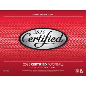 2025 Panini Certified Football Hobby 16 Box Case