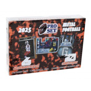 2025 Pro Set Metal Football Hobby Box