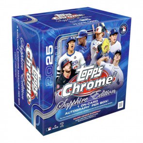 2025 Topps Chrome Baseball Sapphire Edition Box