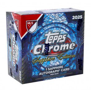 2025 Topps MLS Chrome Soccer Sapphire Box
