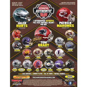 2025 Tristar Hidden Treasures Football Autographed Full-Size Helmet Season Edition Box