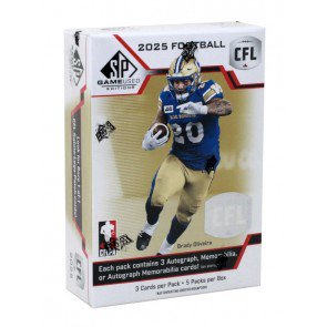 2025 Upper Deck SP Game Used CFL Football Hobby Box