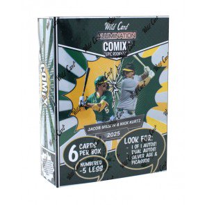 2025 Wild Card Alumination Jacob Wilson & Nick Kurtz Comix Epic Rookies Baseball Hobby 12 Box Case