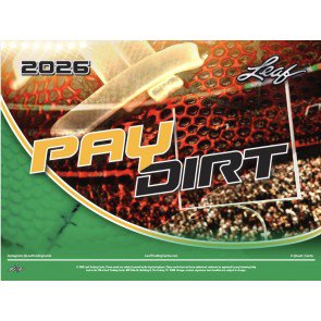 2026 Leaf Paydirt Football Hobby 15 Box Case