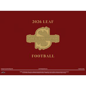 2026 Leaf Spectacular Football 3 Box Case
