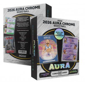 2026 Pulse Aura Chrome Basketball Hobby 10 Box Case