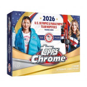 2026 Topps Chrome US Olympic & Paralympic Hopefuls Hobby 12 Box Case