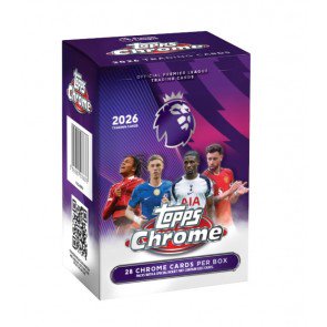 2026 Topps Chrome Premier League Soccer Blaster 40 Box Case