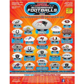 2026 Tristar Hidden Treasures Autographed Footballs Box
