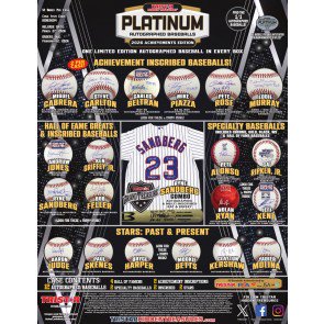 2026 Tristar Hidden Treasures Platinum Autographed Baseball Achievements Edition Box