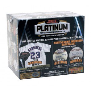 2026 Tristar Hidden Treasures Platinum Autographed Baseball Achievements Edition Box