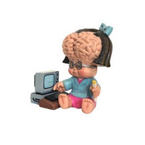 2020 Topps Garbage Pail Kids Trashy Treasures Figurine Series 2 - Brainy Janey - 10 Box Lot