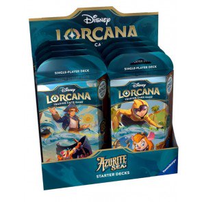 Disney Lorcana Azurite Sea Starter Deck Display Box
