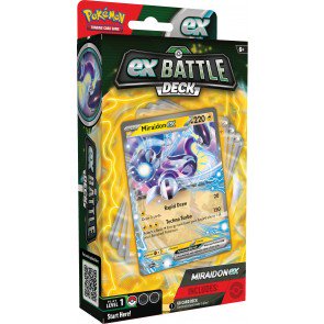 Pokemon EX Battle Deck: Victini EX & Miraidon EX 6 Deck Display